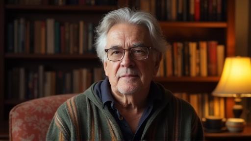 Vorschaubild: Interview mit Autorin eines orientalischen Kochbuchs - Person vor Bücherregal